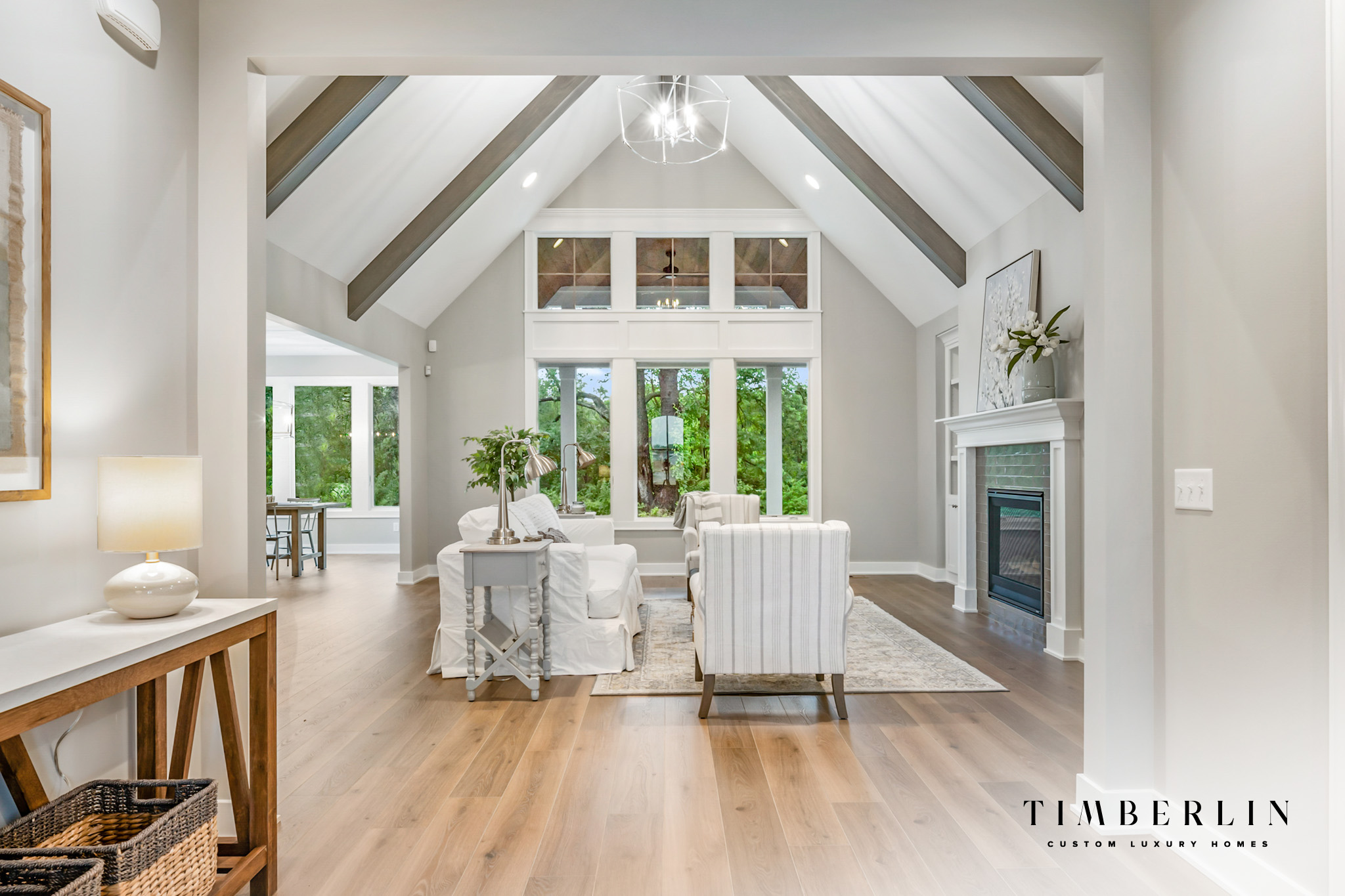 Timberlin Custom Luxury Homes - Fireplace in Great Room